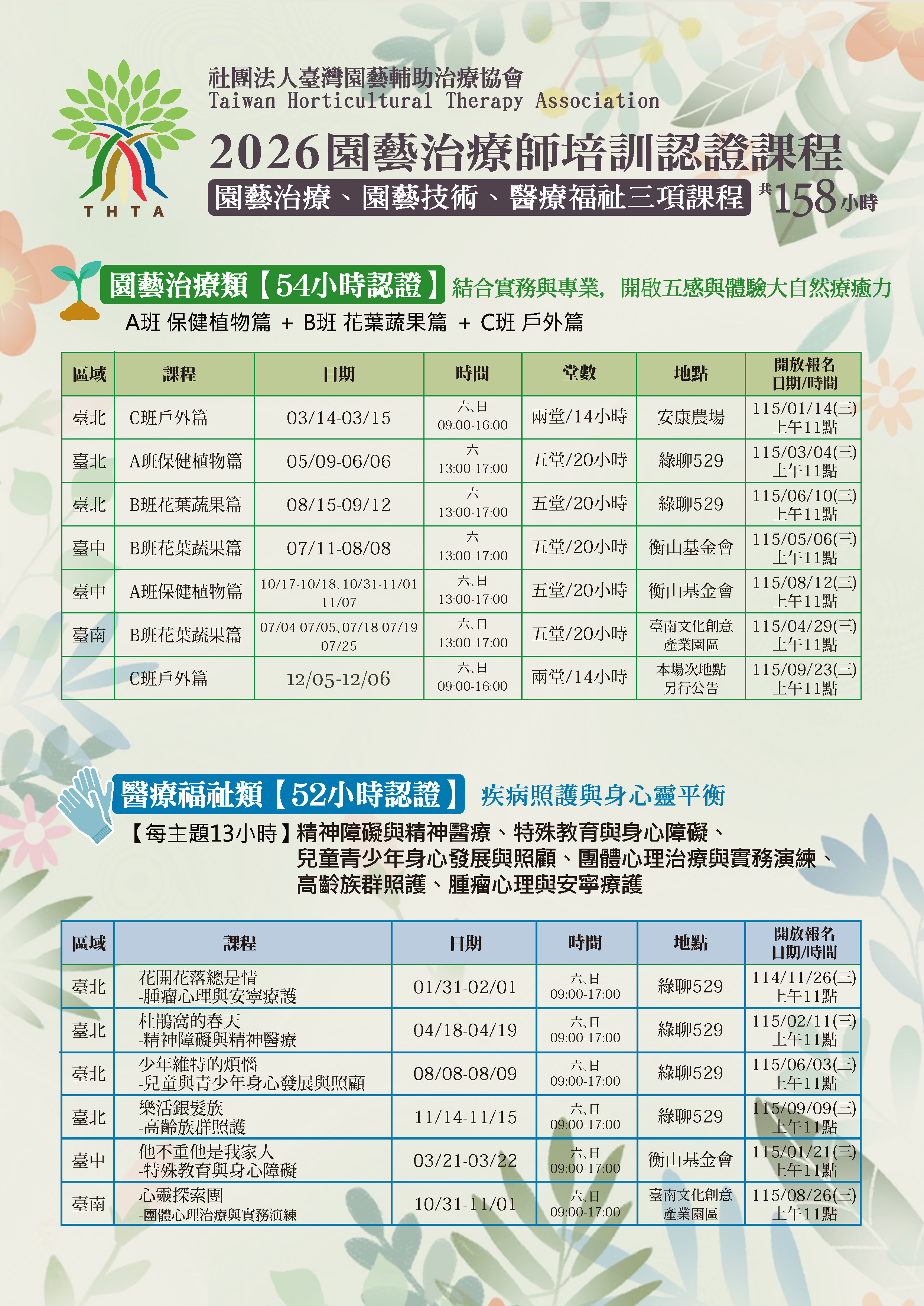 2026培訓課程表 recto